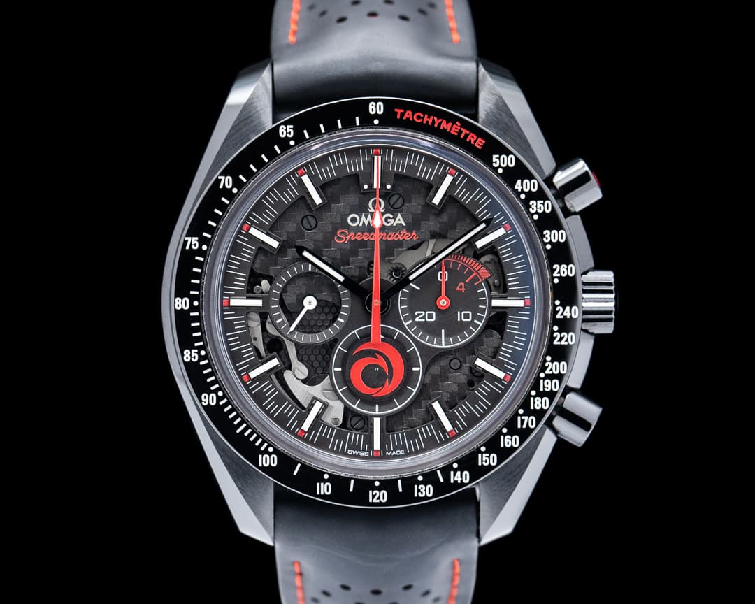 Omega Dark Side of the Moon "Alinghi" Ceramic Carbon Dial