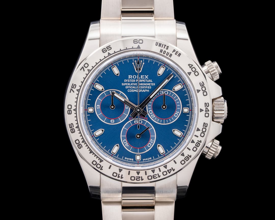 Rolex Daytona 116509 18K White Gold Blue Dial