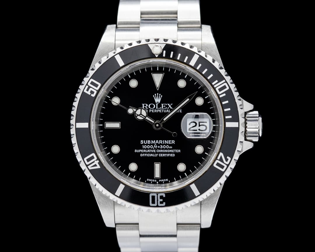 Rolex Submariner 16610 SS Black Dial SHARP