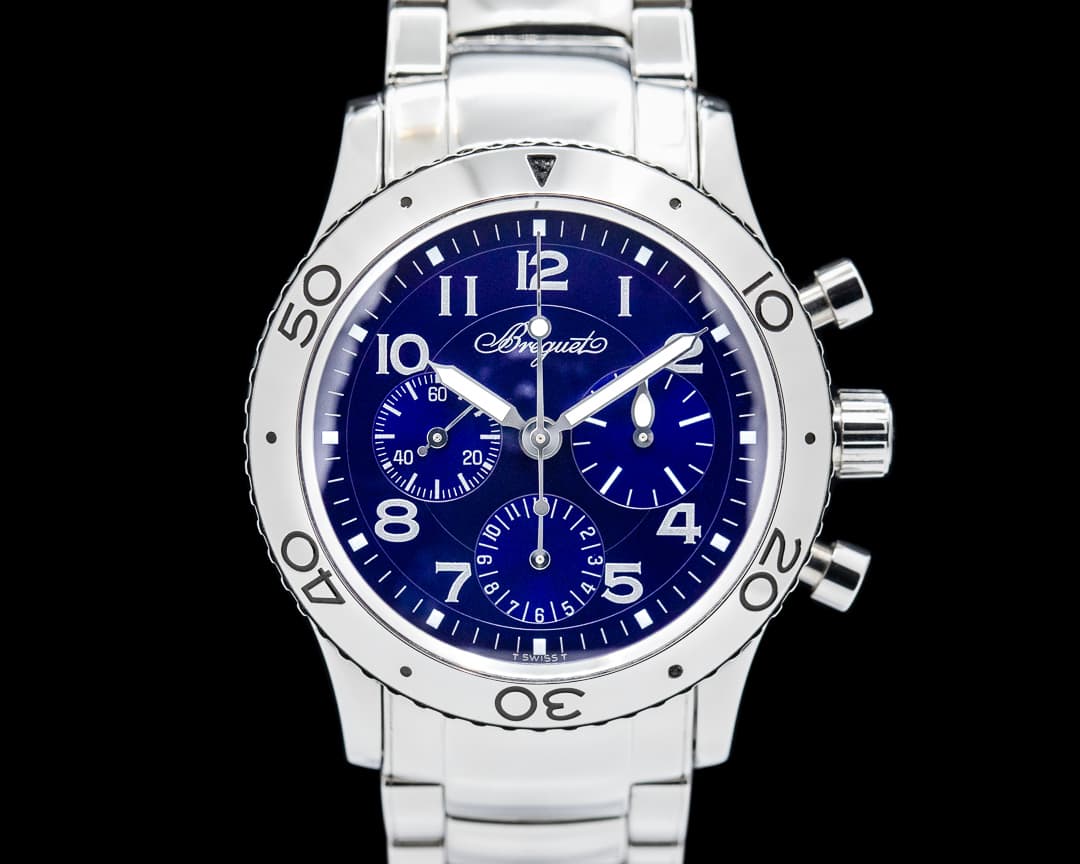 Breguet Type XX 3807 Aeronavale SS Blue Dial LIMITED