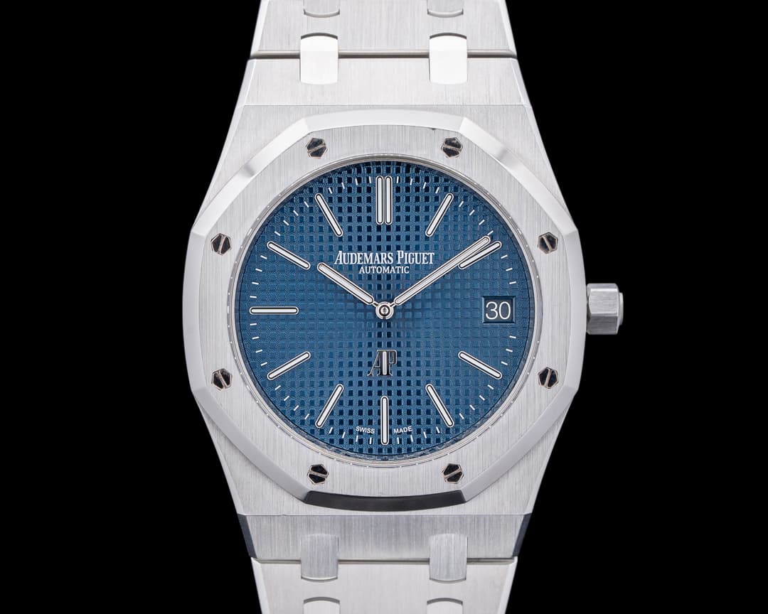Audemars Piguet Royal Oak 15202ST "Jumbo" Extra Thin SS Blue Dial
