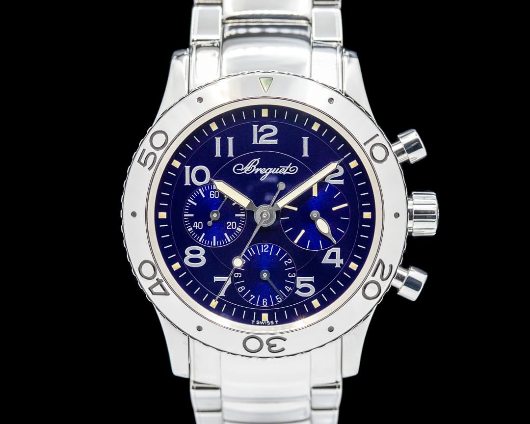 Breguet Type XX 3807 Aeronavale SS Blue Dial LIMITED