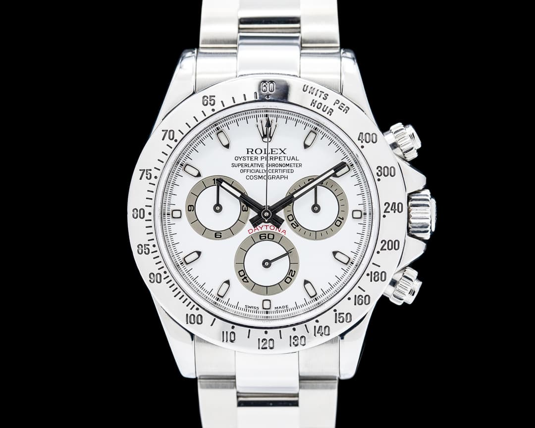Rolex Daytona 116520 SS White Dial
