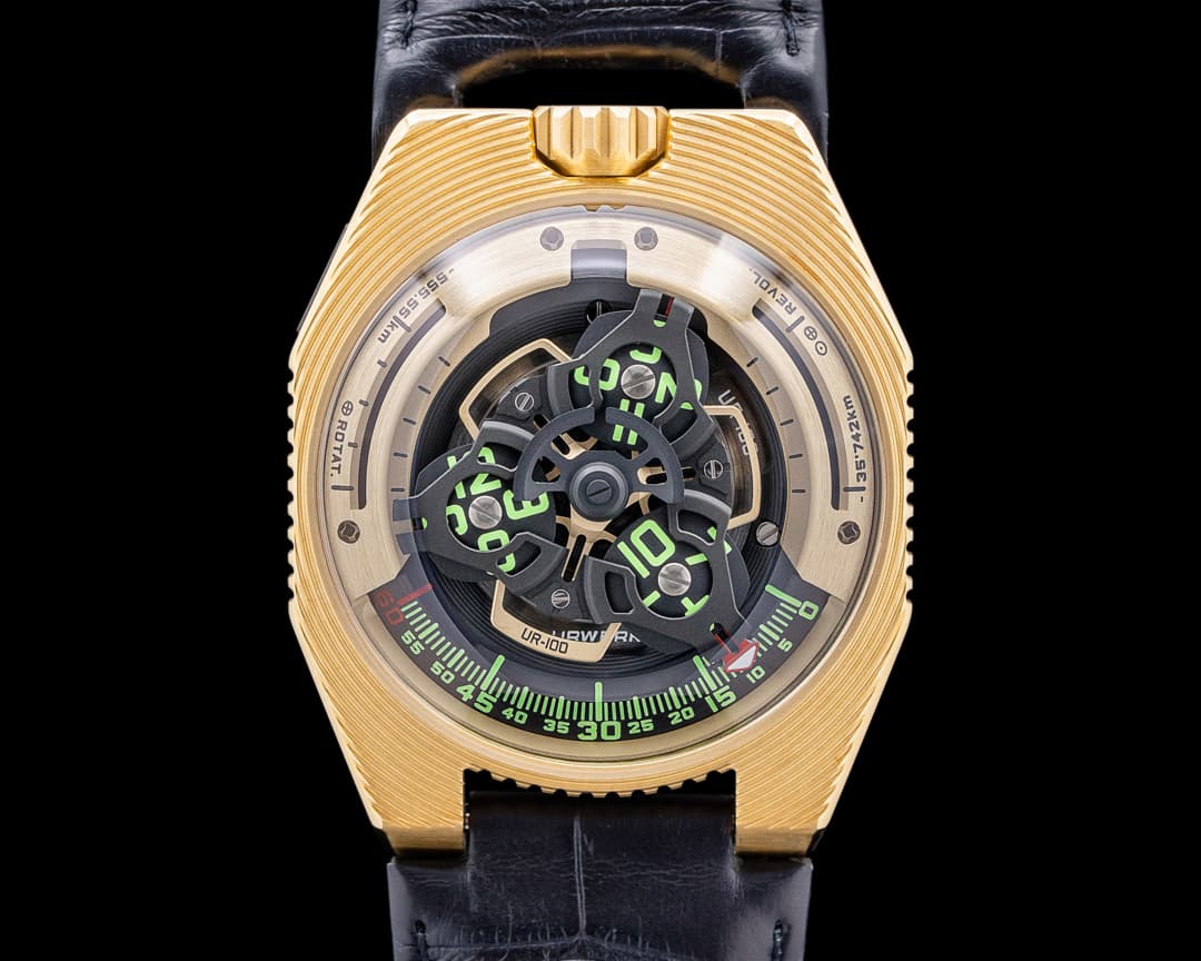 URWERK UR-100 Electrum 18K Yellow Gold RARE LIMITED