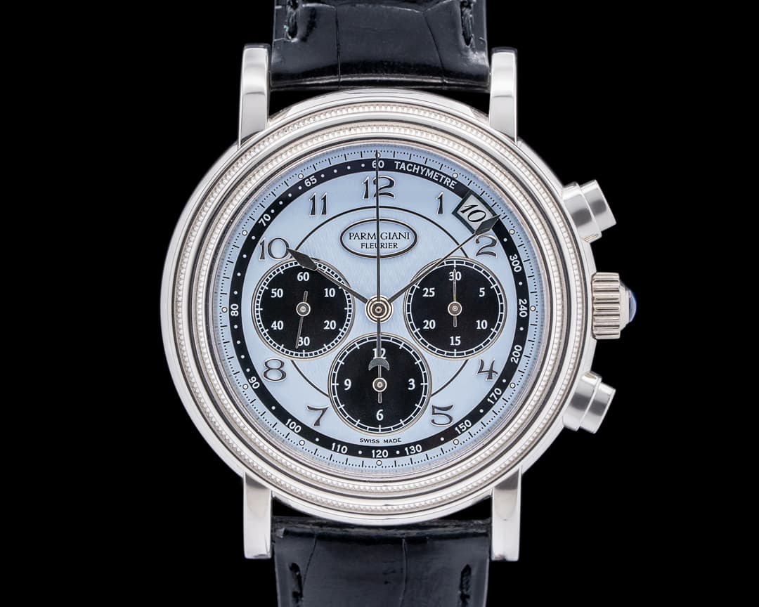 Parmigiani Fleurier Toric Chronograph Platinum Blue Dial