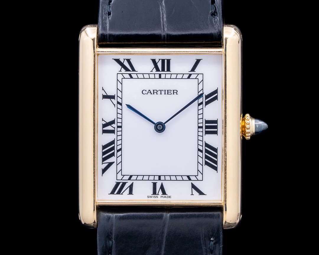 Cartier 17002 Tank Louis Cartier Jumbo Automatique 18K Yellow Gold