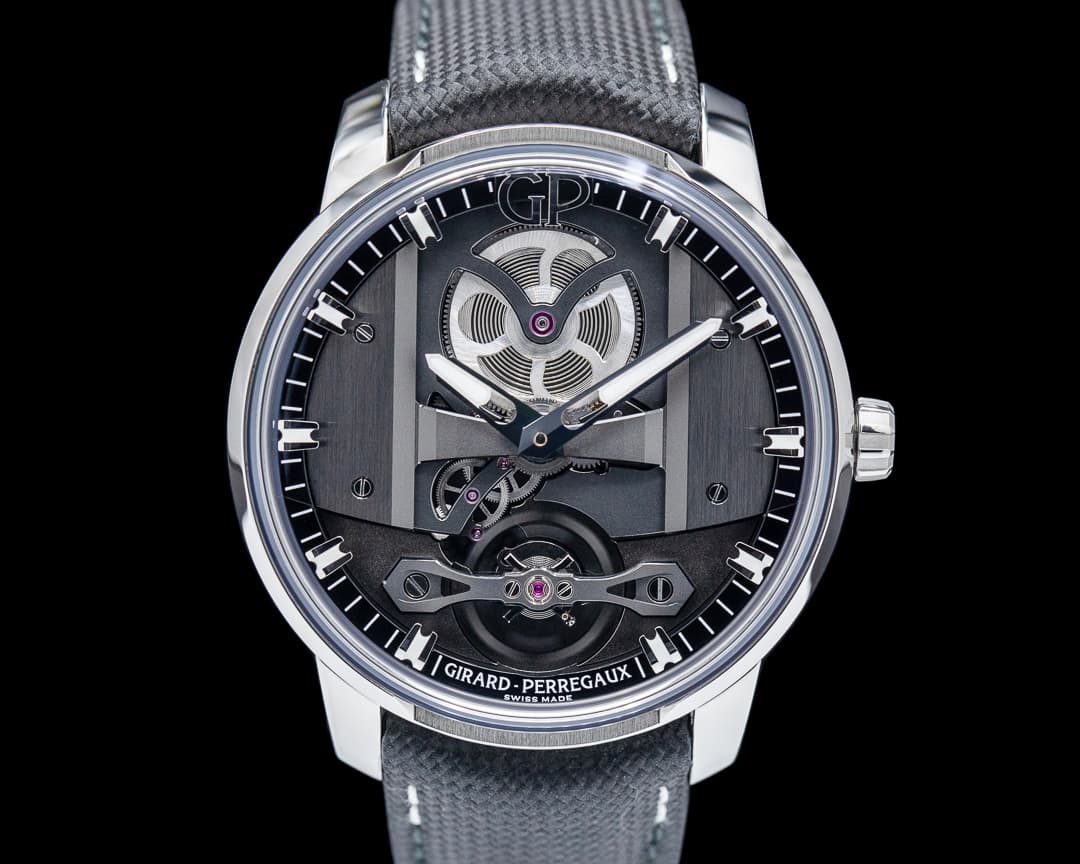 Girard-Perregaux Free Bridge SS Gray Skeleton Dial