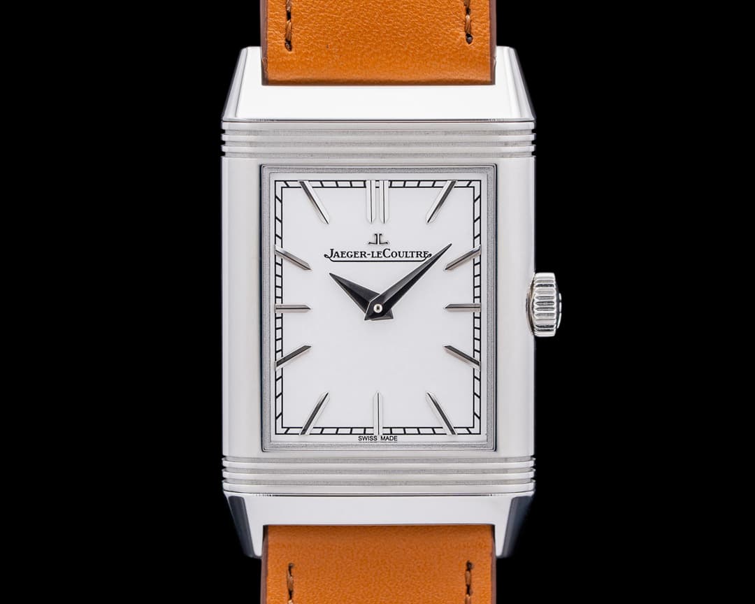 Jaeger LeCoultre Reverso Tribute Monoface Midsize SS Silver Dial 2025