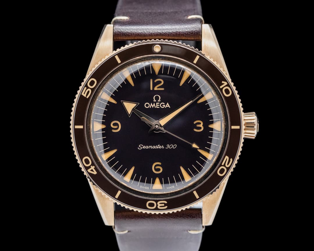 Omega Seamaster 300M Master Chronometer Bronze Gold Brown Dial