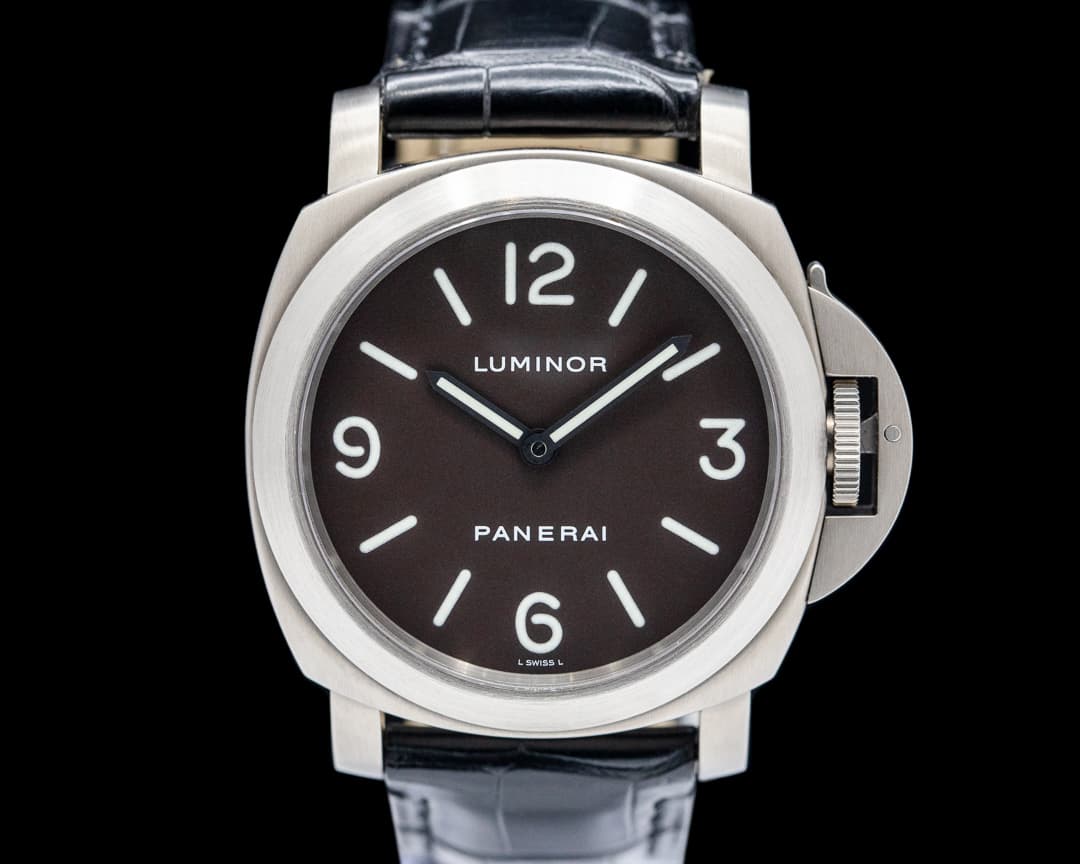 Panerai Luminor Base Titanium Brown Dial PAM00116