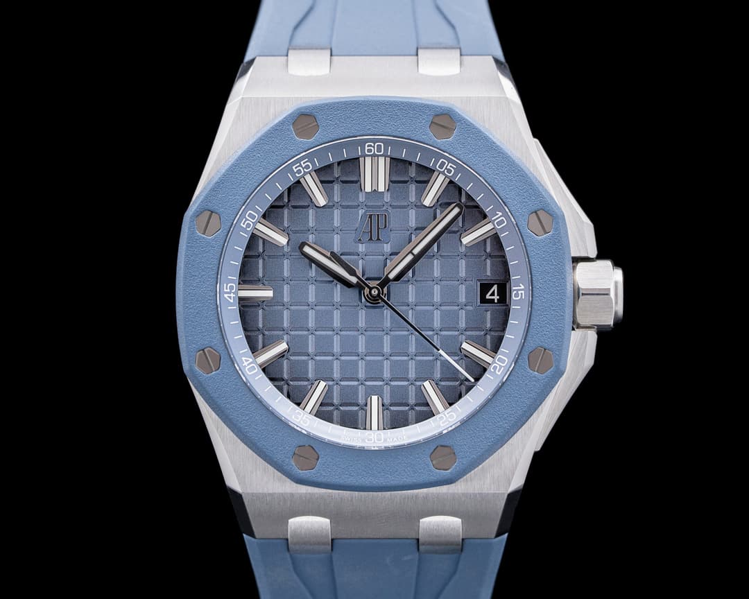Audemars Piguet 15605SK Royal Oak Offshore Selfwinding SS Blue Dial