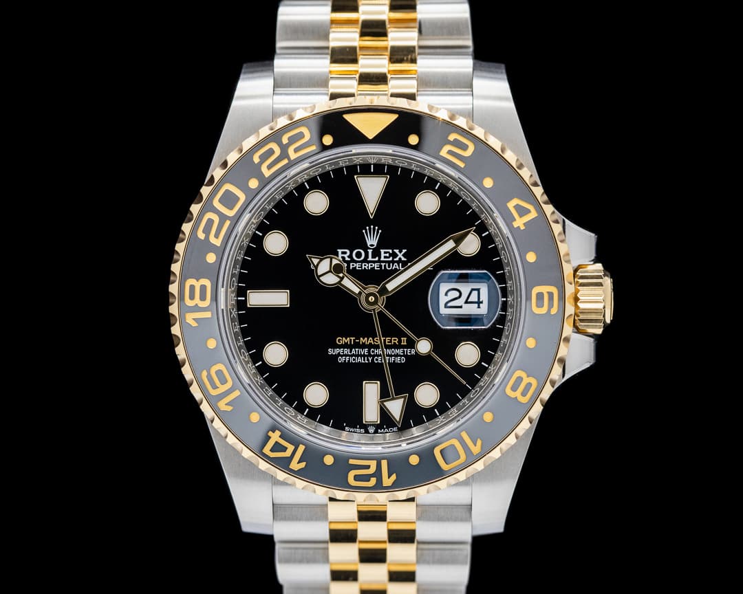 Rolex GMT Master II SS / 18K Yellow Gold Jubilee Black Dial 2024