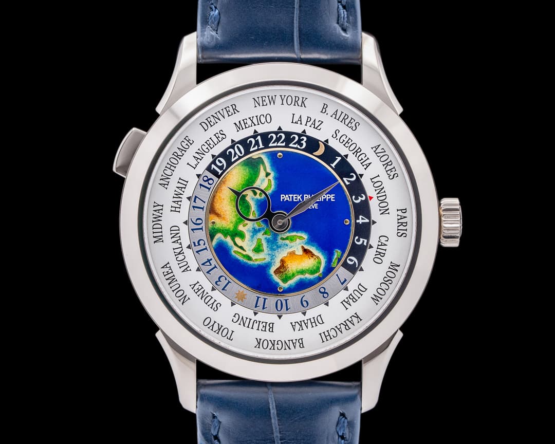 Patek Philippe 5231G World Time 18K White Gold Enamel Dial
