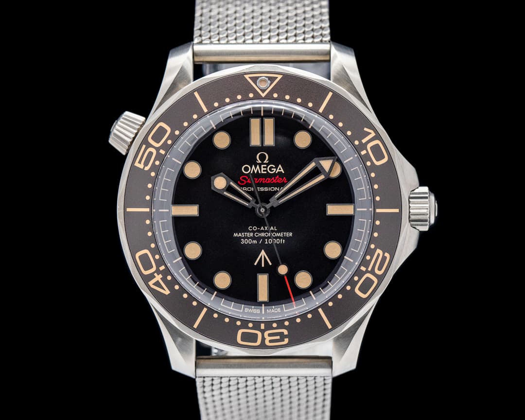 Omega Seamaster 300M 007 Co-Axial Master Chronometer Titanium Black Dial