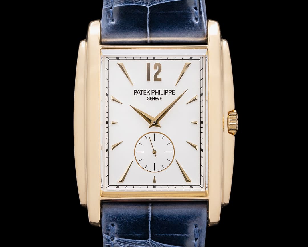 Patek Philippe 5124J Gondolo Manual Wind 18K Yellow Gold Silver Dial