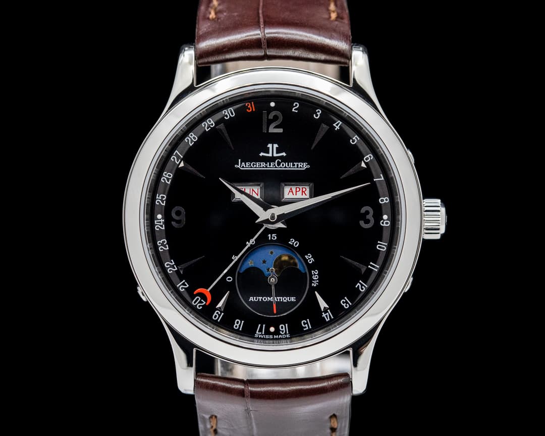 Jaeger LeCoultre Master Moon SS Black Dial
