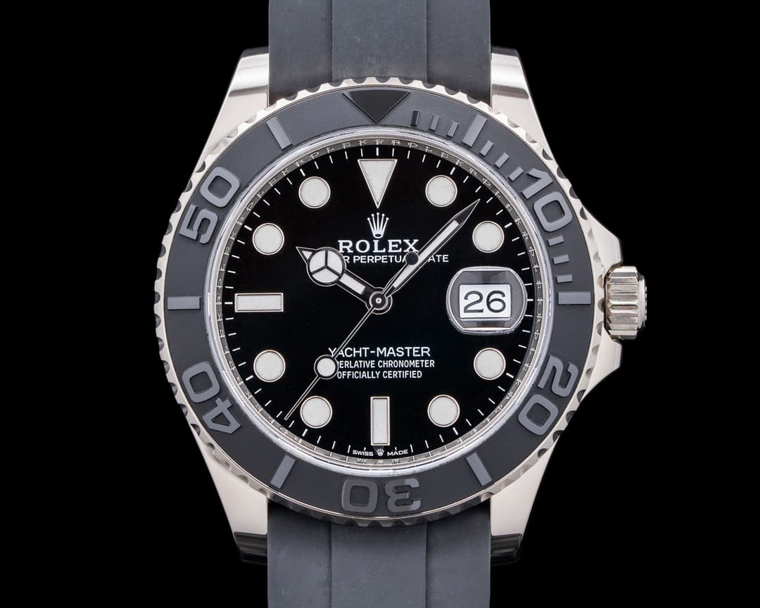 Rolex 226659 Yacht Master 18K White Gold Black Dial