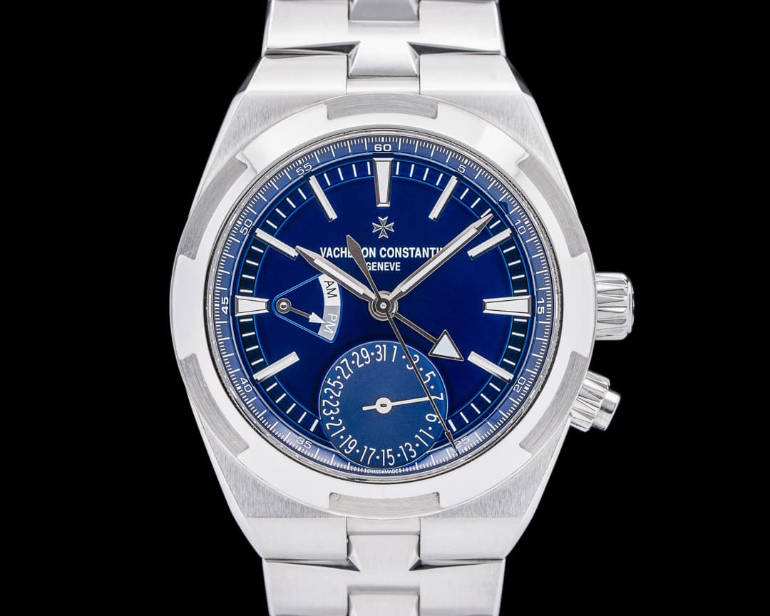 Vacheron Constantin 7900V Overseas Dual Time SS Blue Dial