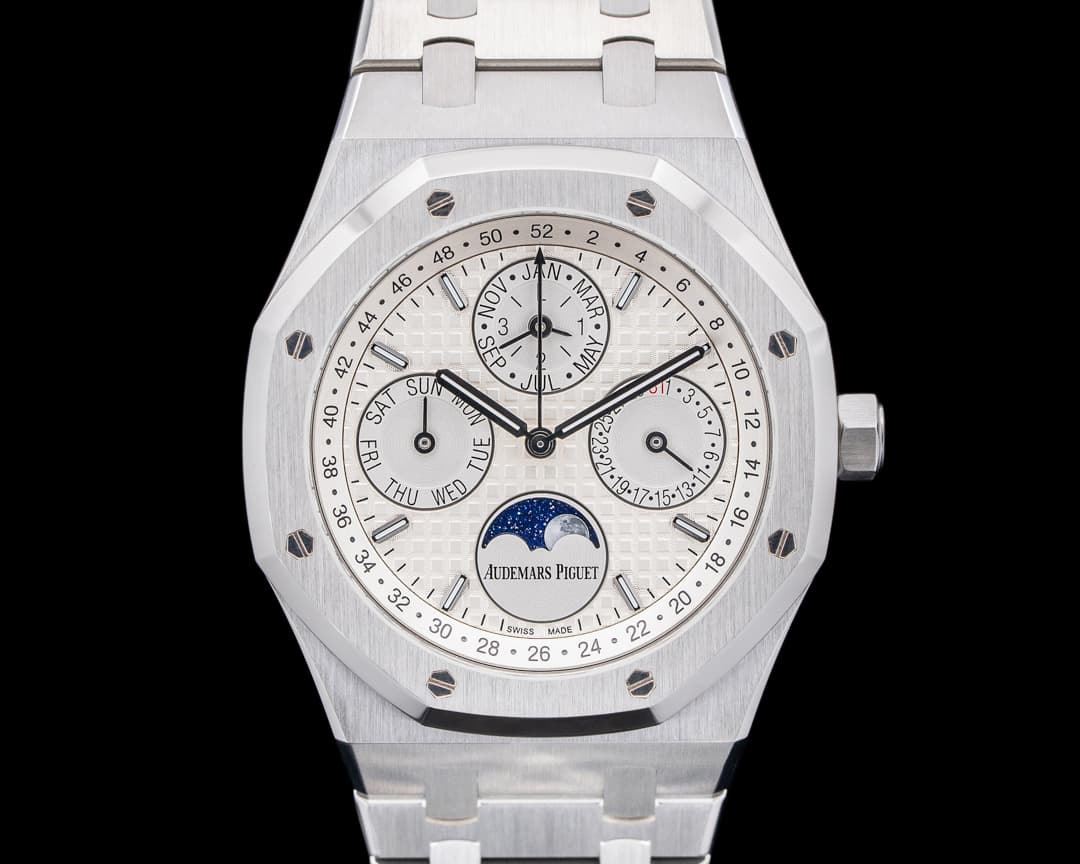 Audemars Piguet 26574ST Royal Oak Perpetual Calendar SS Silver Dial
