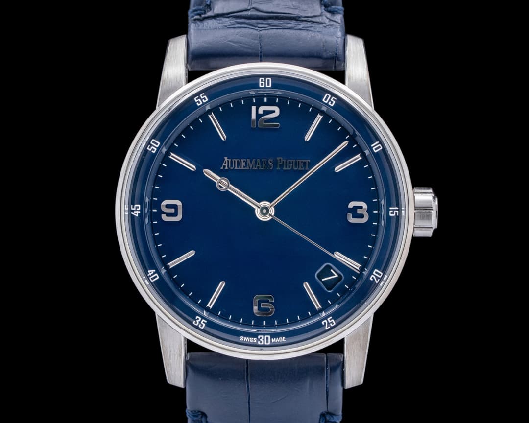 Audemars Piguet Code 11.59 Automatic 18K White Gold Blue Dial
