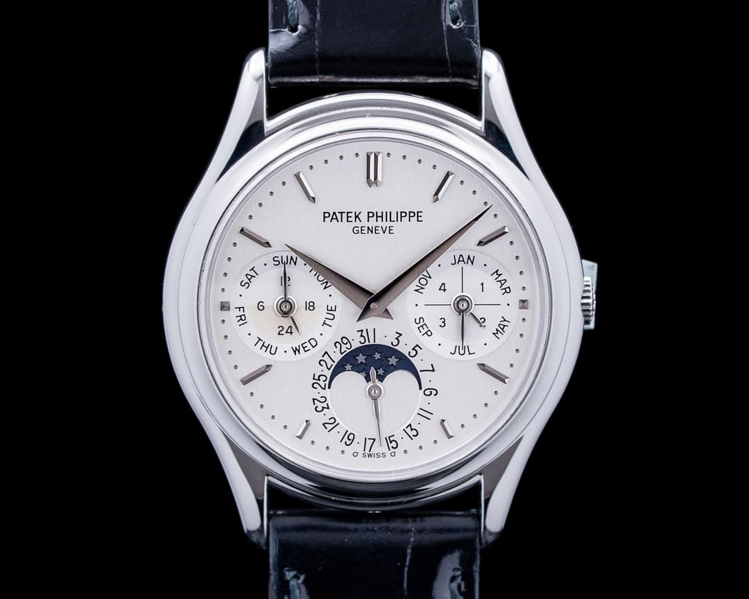 Patek Philippe Perpetual Calendar 3940P Platinum Silver Dial