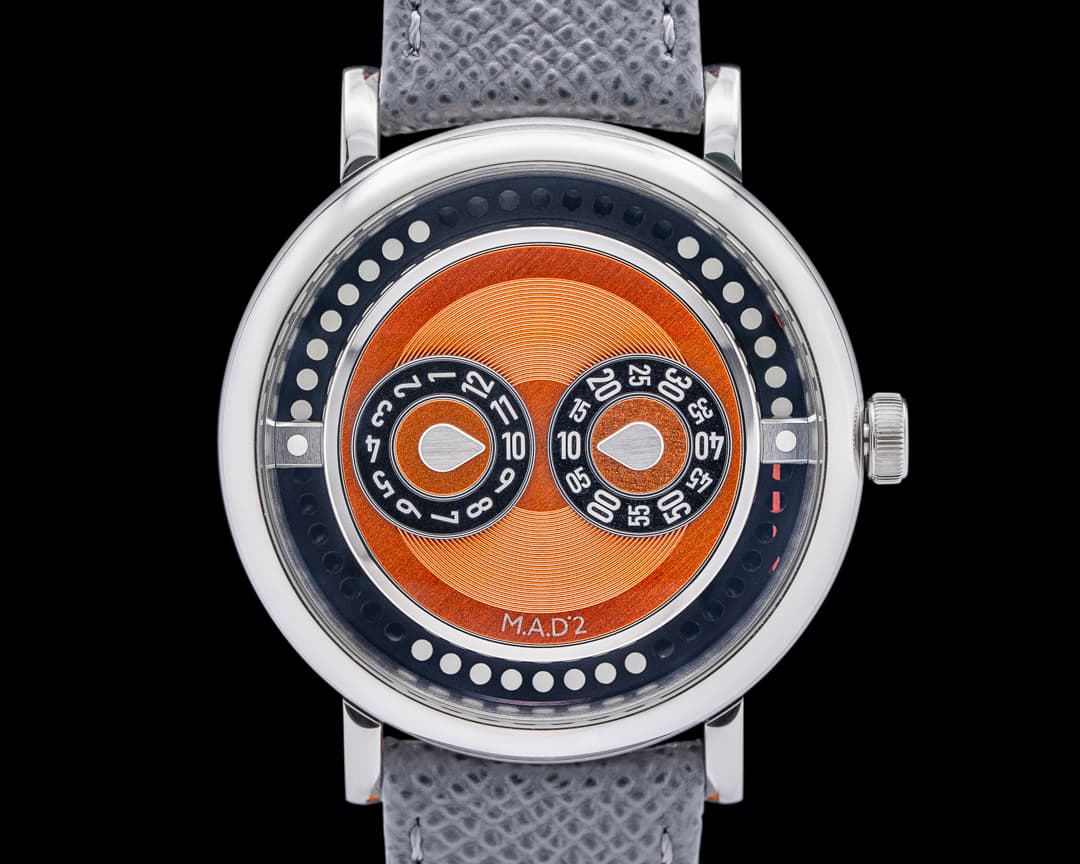 MB&F M.A.D 2 SS Orange Dial