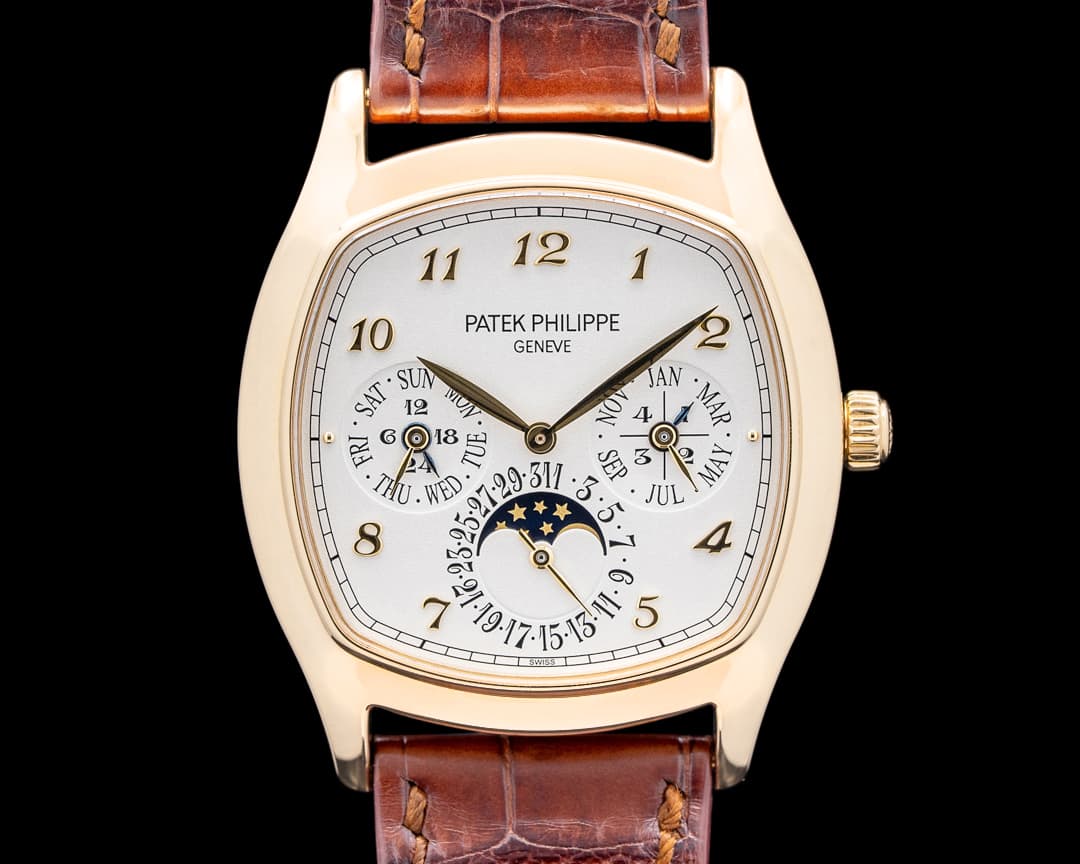 Patek Philippe Perpetual Calendar 5940J 18K Yellow Gold Cushion Case