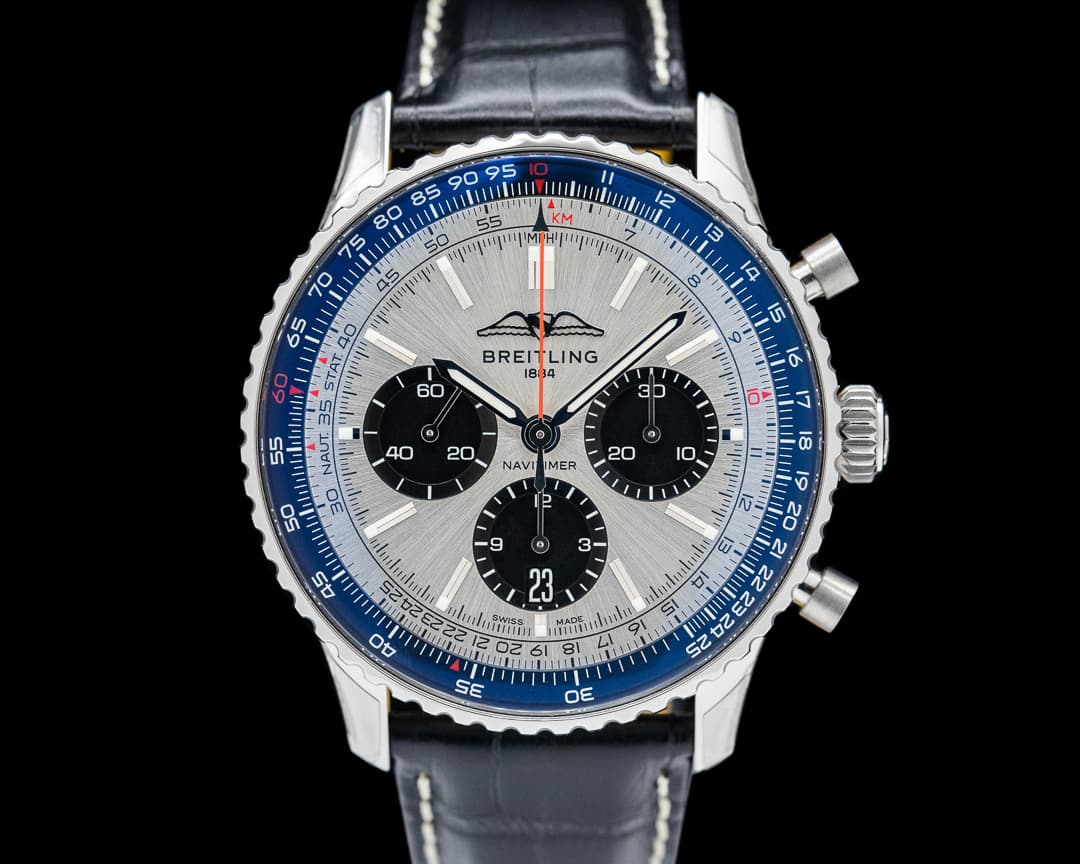 Breitling Navitimer B01 Chronograph 43MM SS Silver Dial