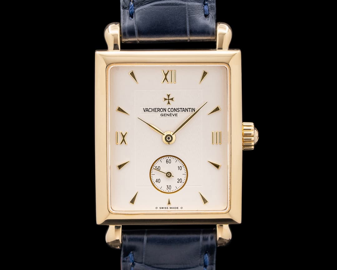 Vacheron Constantin Les Historiques Carree 18K Yellow Gold Silver Dial