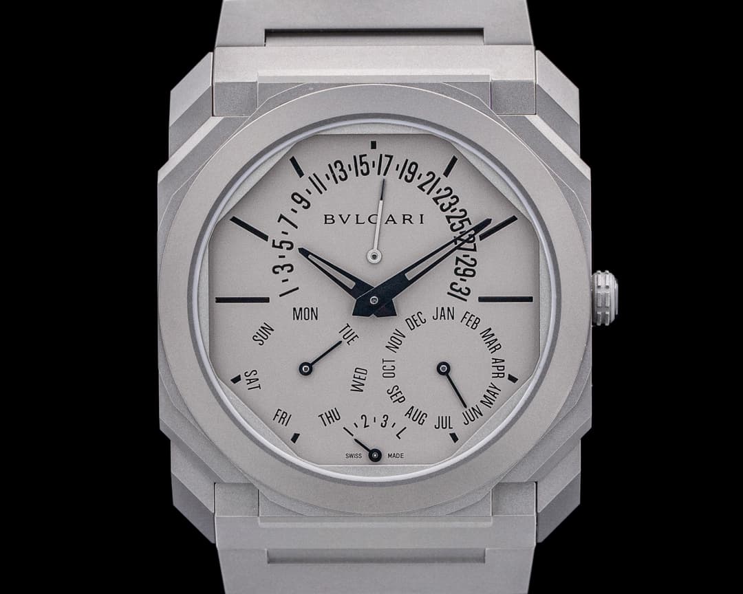 Bulgari Octo Finissimo Extra Thin Perpetual Calendar Titanium Gray Dial