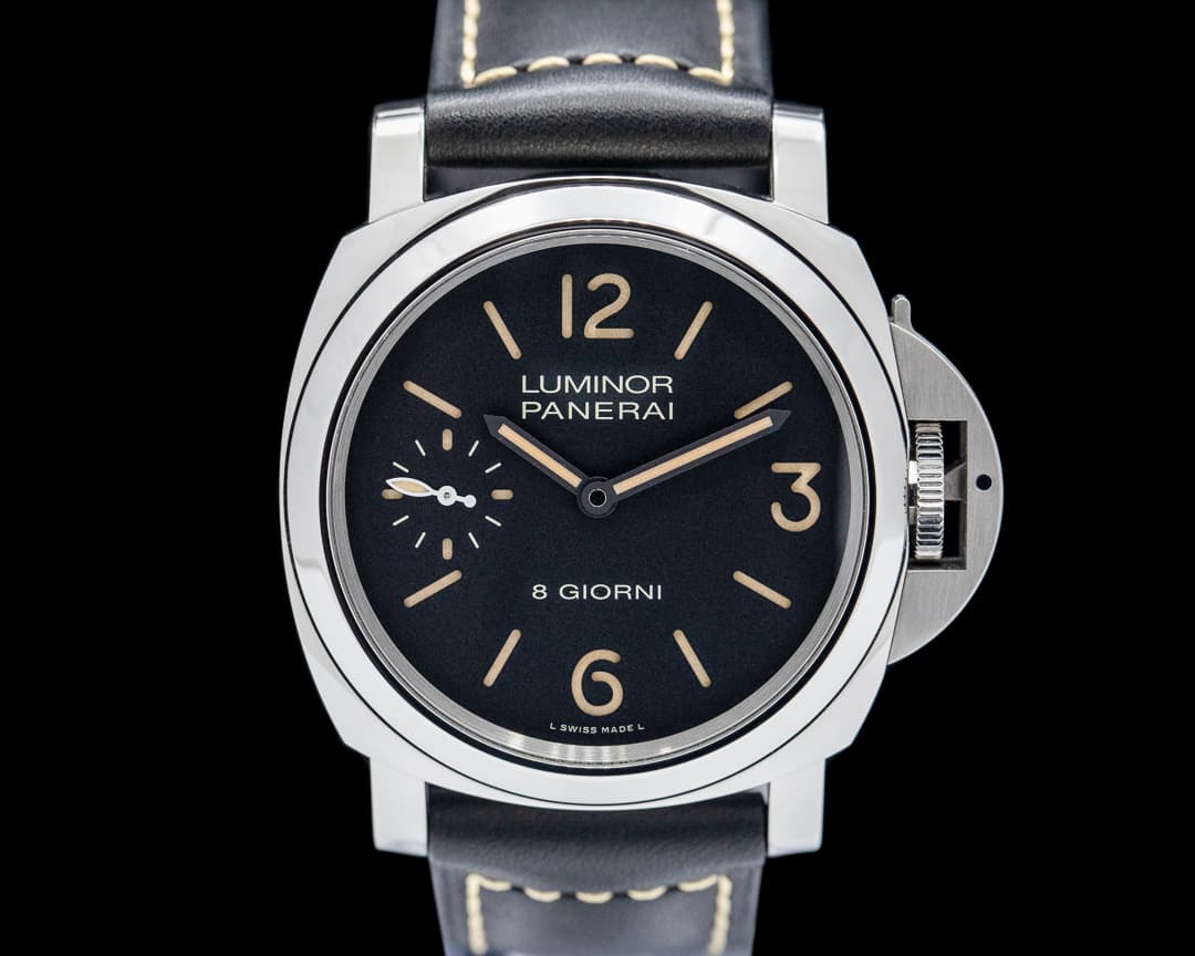 Panerai Luminor 8 Days SS Black Dial 2024