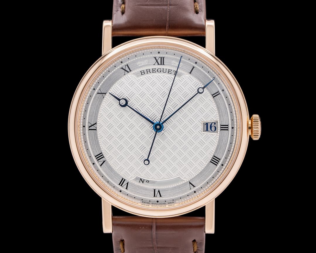 Breguet Classique 5177BR Automatic Guilloche Dial 18K Rose Gold