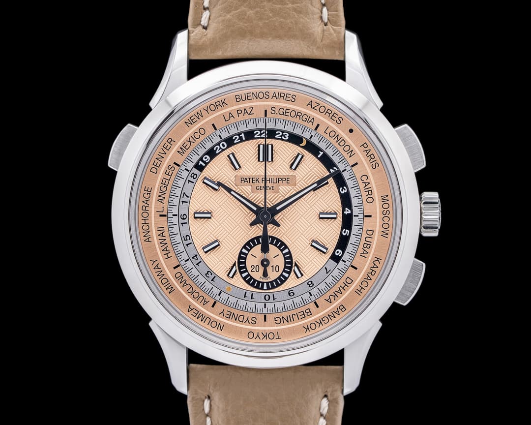Patek Philippe World Time 5935A Chronograph SS Salmon Dial 2024