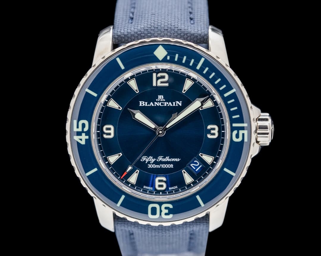 Blancpain Fifty Fathoms 18K White Gold Limited Edition