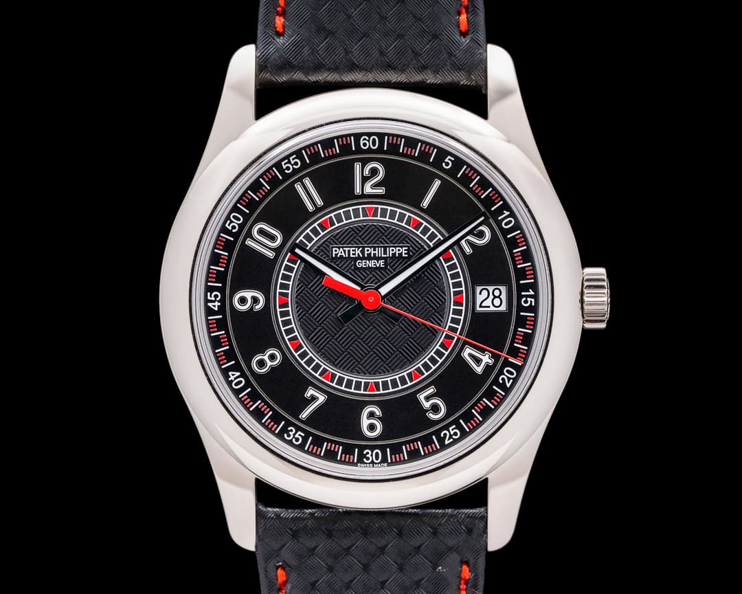 Patek Philippe Calatrava 6007G-010 Red 18K White Gold