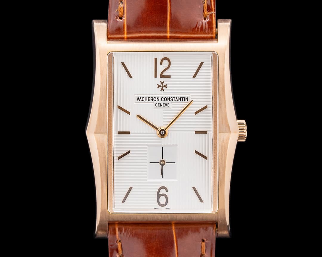 Vacheron Constantin Les Historiques Aronde 1954 18K Rose Gold Silver Dial