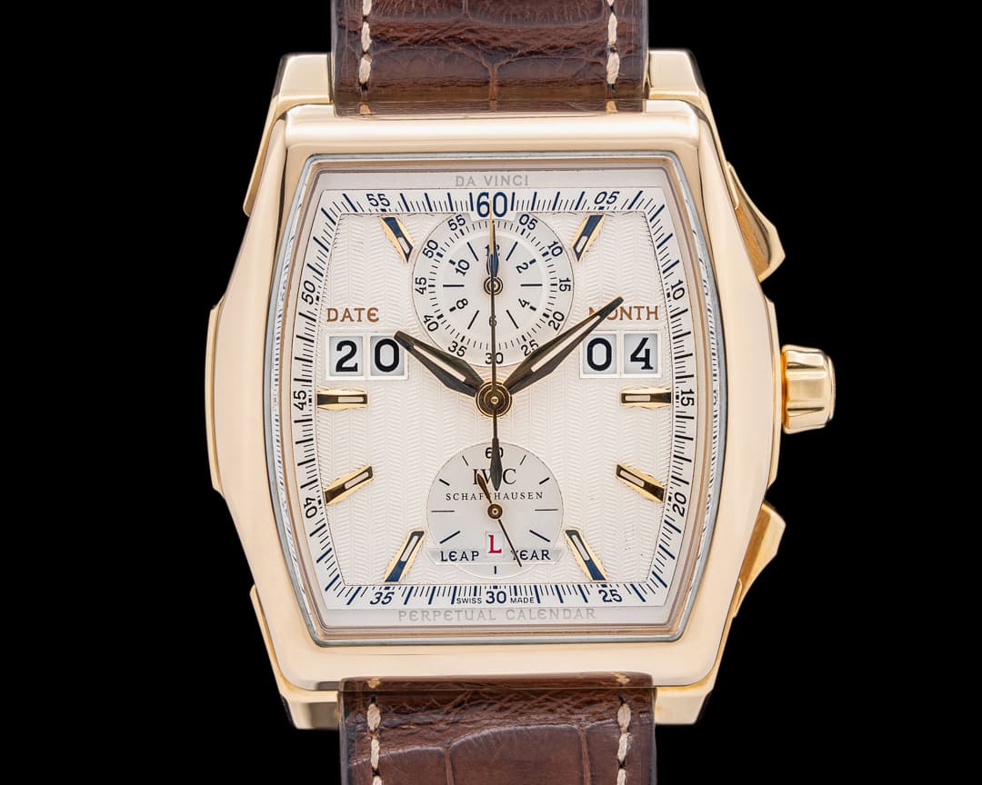 IWC Da Vinci Perpetual Digital Date Month Chronograph 18K Rose Gold