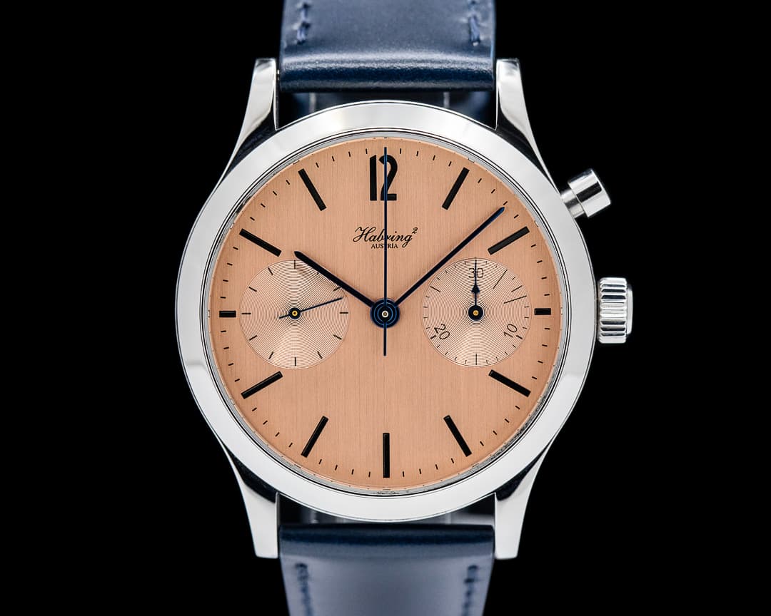 Habring Chrono-Felix Monopusher SS Salmon Dial