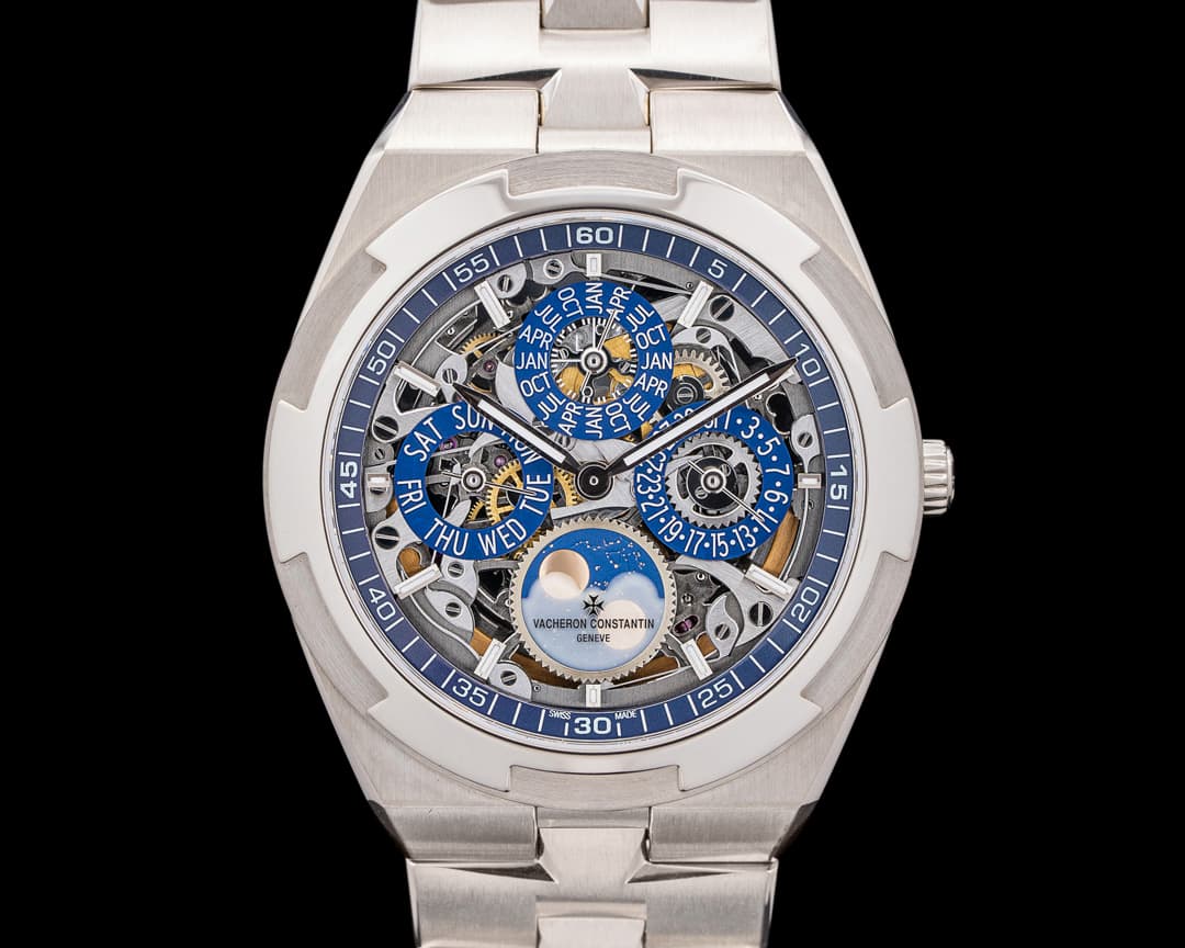 Vacheron Constantin 4300V Overseas Perpetual Calendar Ultra-Thin 18K White Gold Skeleton
