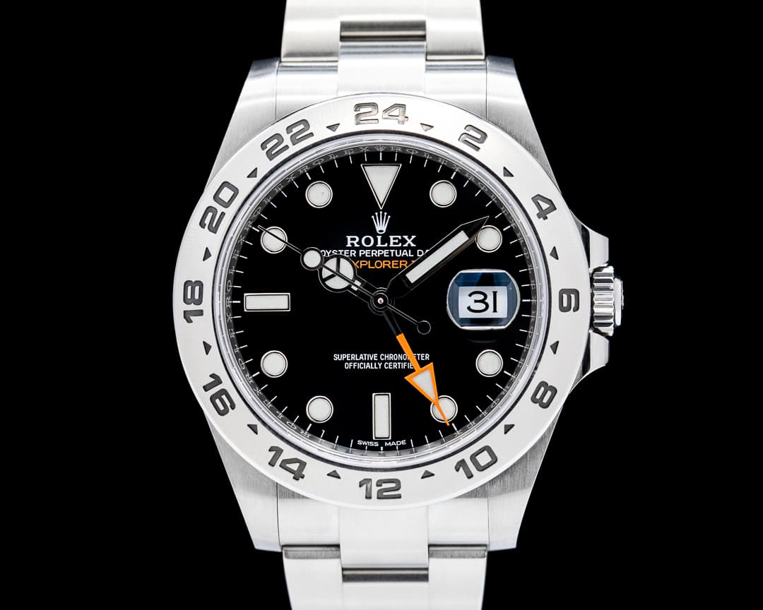 Rolex 216570 Explorer II SS Black Dial