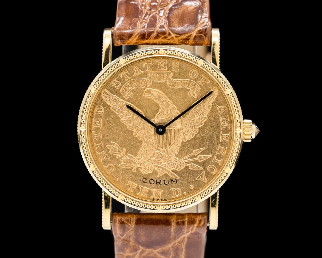 Corum USA $10 Eagle Coin 1893 18K Yellow Gold