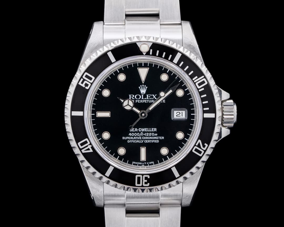 Rolex 16600 Sea Dweller SS Black Dial FULL SET