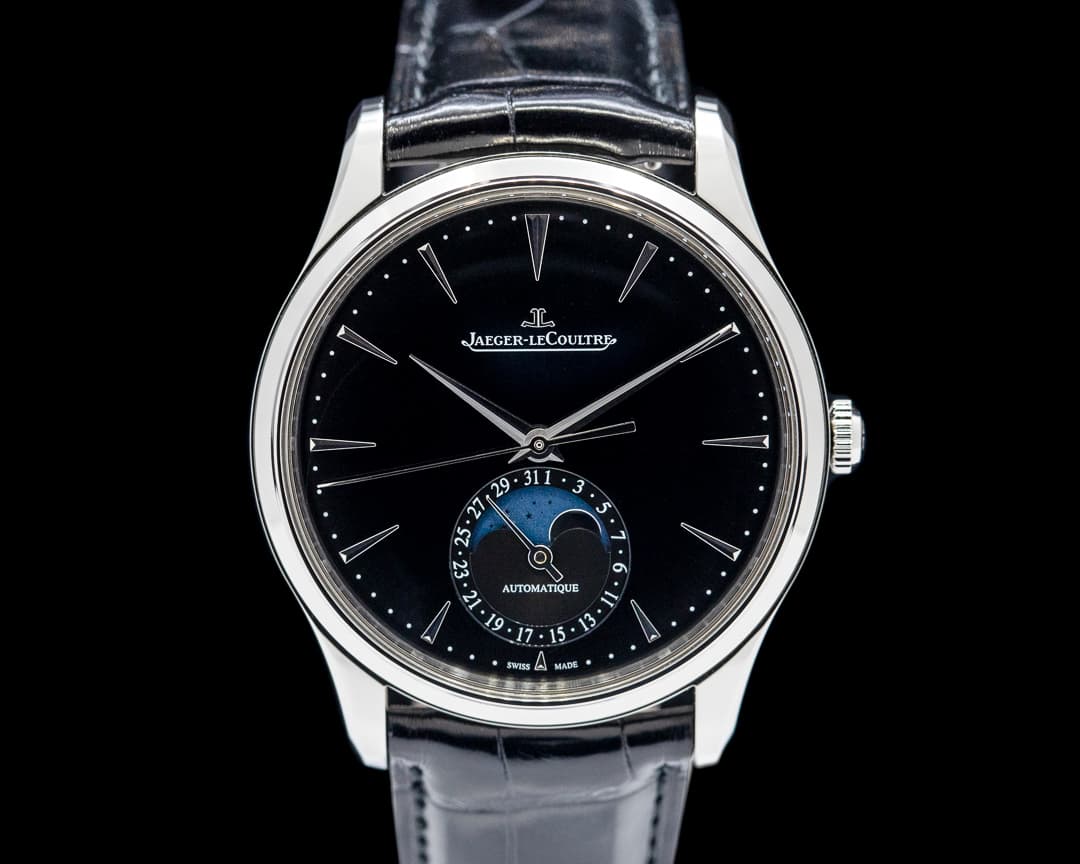 Jaeger-LeCoultre Master Ultra Thin Moon SS Black Dial