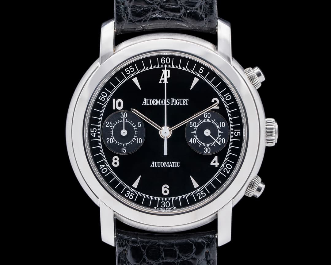 Audemars Piguet Jules Audemars Chronograph SS Black Dial