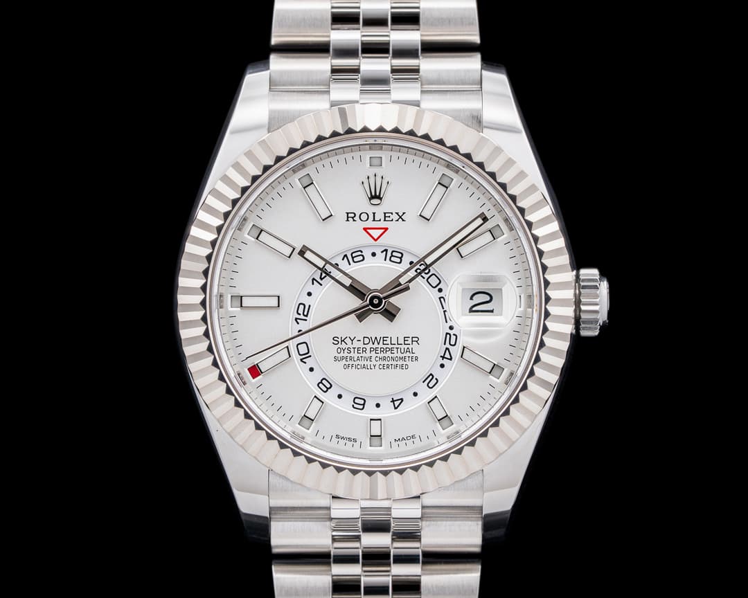 Rolex 326934 Sky-Dweller Jubilee SS Silver Dial