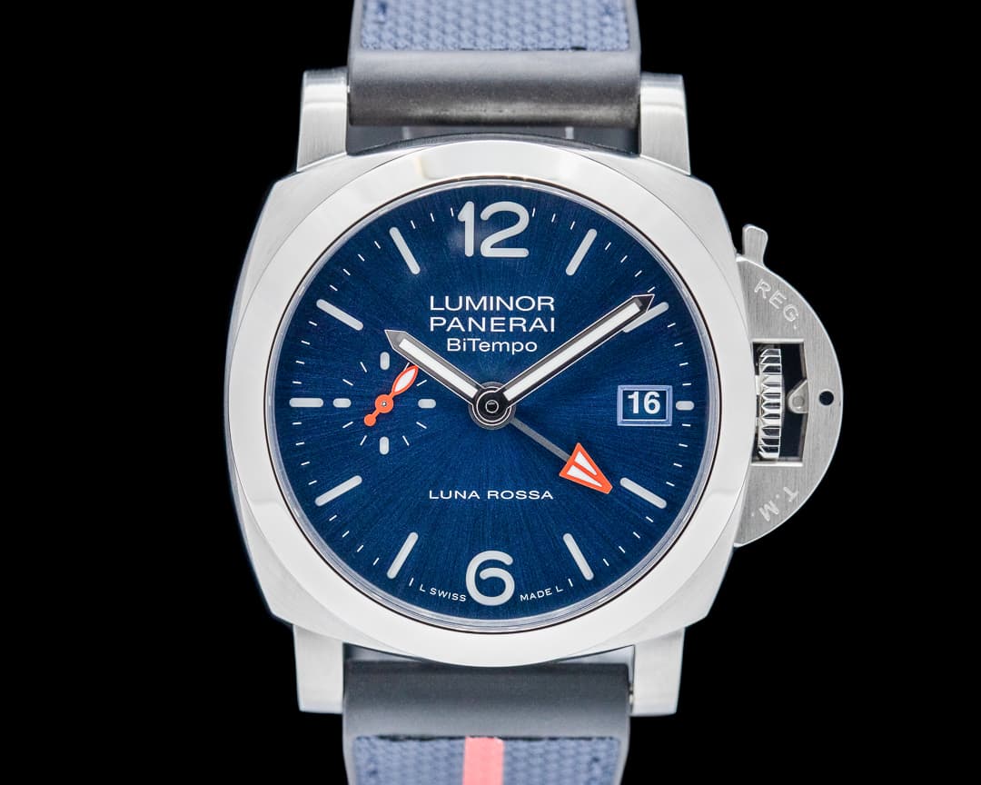 Panerai Luminor Luna Rossa Quaranta Bitempo SS Blue Dial 2025