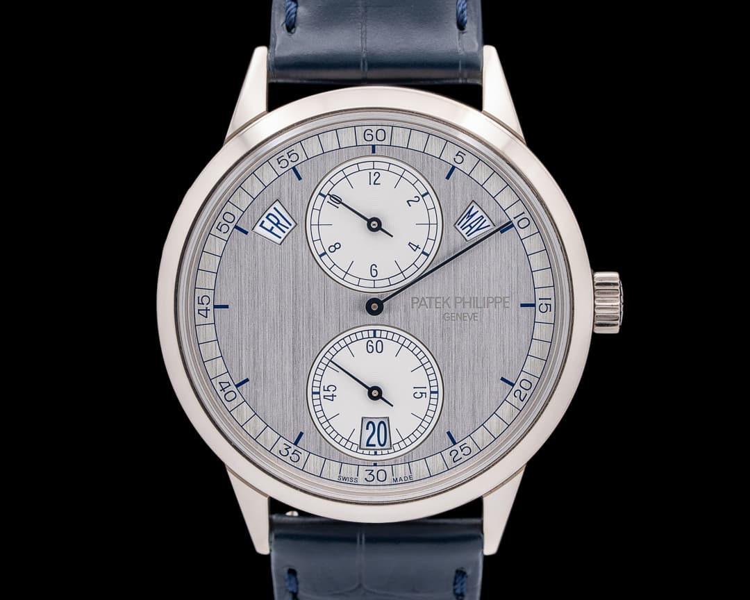 Patek Philippe Annual Calendar Regulator 18K White Gold Silver Dial