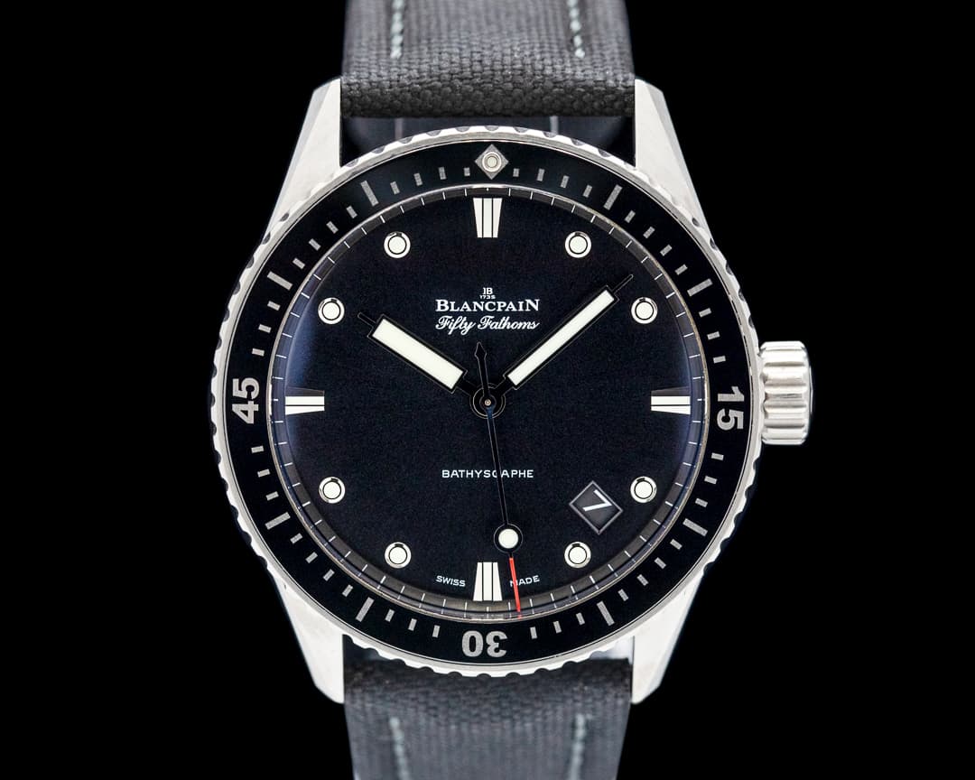 Blancpain Fifty Fathoms Bathyscaphe Titanium Black Dial