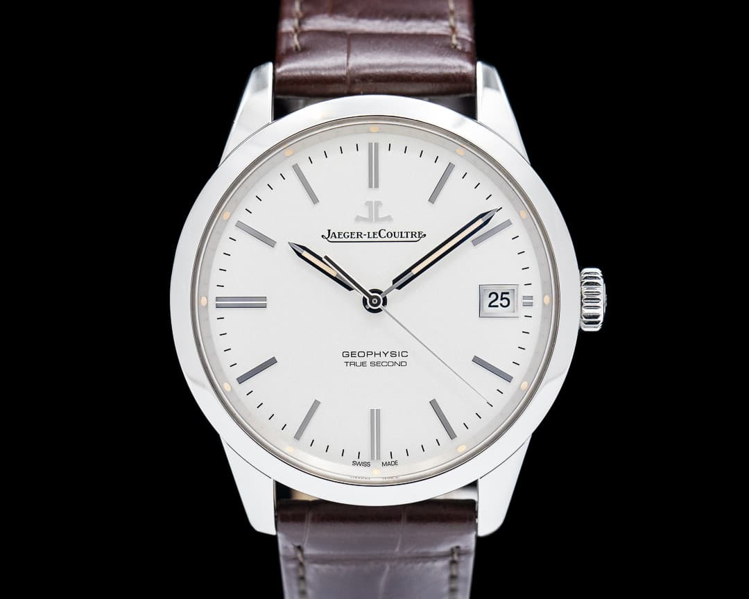 Jaeger-LeCoultre Geophysic True Second Stainless Steel Silver Dial