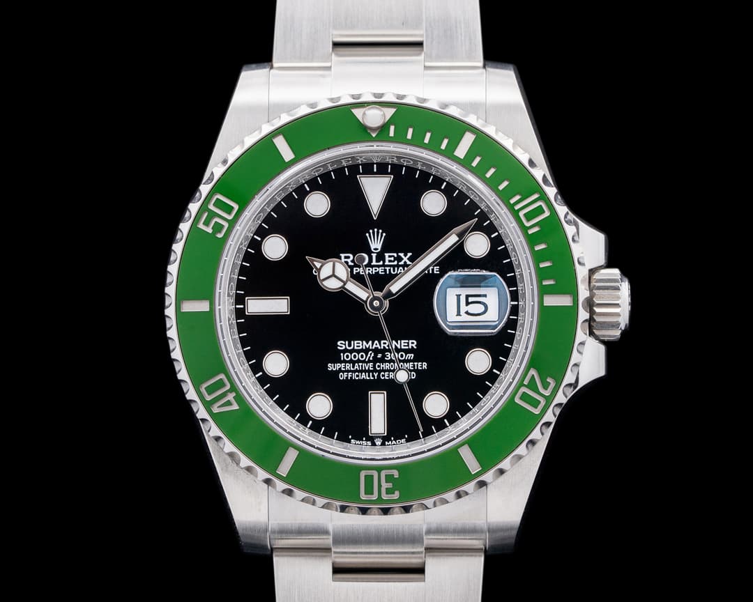 Rolex 126610LV Submariner Date Green "Kermit" SS Black Dial